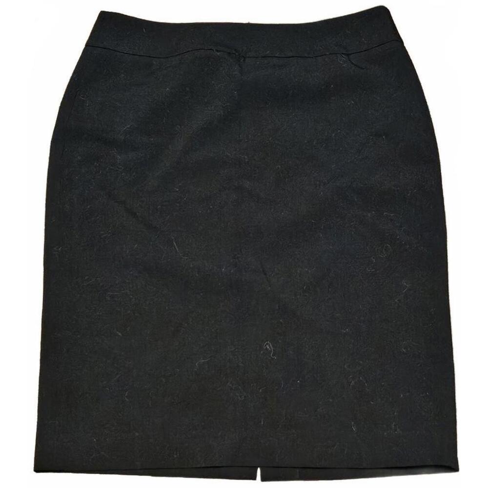 Calvin Klein Black Invisible Fit Solutions Skirt Slit On Back Hem Women's Size 2